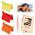 3 Pcs Clip-On Sewing Ruler Set, Hand Edge Stitch Guide for Even Spacing