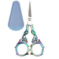 Small Sharp Sewing Embroidery Scissors for Yarn Knitting Needlepoint Crafting Crochet Supplies - color: Colorful