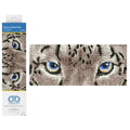 DIAMOND DOTZ Snow Leopard Diamond Painting Kit, Diamond Art Craft Set