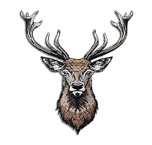 Embroidered Iron on Patches Applique, Deer Patches - color: Deer