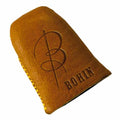 Bohin Leather Thimble Size M Brown Protective Material for Hand Sewing - size: sz m