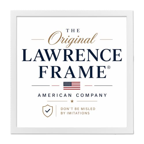 Lawrence Frames 755810 White Wood Picture Frame, 10 by 10-Inch, White - color: White, size: 10x10