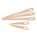 Haosie Wood Needle, 5pcs Wooden Weaving Crochet Needles Hand Loom Stick