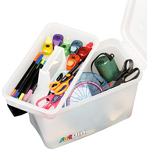 ArtBin Sidekick Carrying Case with Handle, Translucent - size: Standard