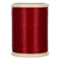 YLI Hand Quilting Thread - 100% Egyptian Cotton, Glazed, Strong & Tangle-Free, 500 yd. Spool - Red - color: Red