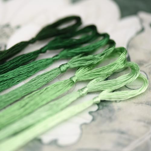Natural 100% Mulberry Handmade Embroidery Silk Thread Silk Floss (91) - color: 91