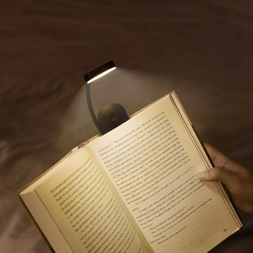 Choudao Rechargeable Book Light, Portable Reading Light,Black - color: Black