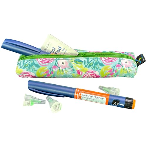 Sugar Medical MedMate GLP-1 & Insulin Pen Travel Case for 2 Pens - color: Zara Floral