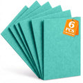 Aqua Green Stiff Felt Sheets 2mm Thick for Crafts, 7.8" x 11.8" (6-Pack) - color: Aqua Green