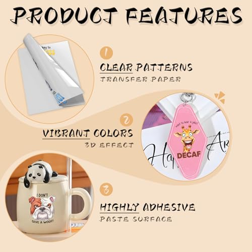 UV DTF Stickers 105 Pcs Funny Animal UV DTF Cup Wrap for Glass - style: Watercolor Funny Animal