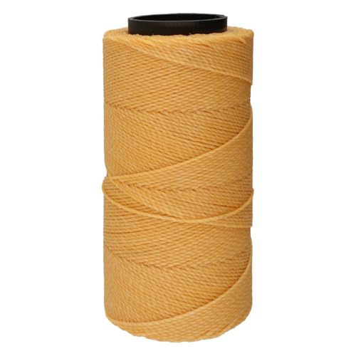 The Beadsmith Knot It Waxed Polyester Cord – Beige Color – 0.7mm Diameter – Light Wax, 144 Meters (472 Feet) Per Spool – Make Jewelry, Macrame, Friendship Bracelets and DIY Crafts - color: Beige