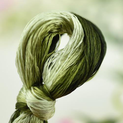 Natural 100% Mulberry Handmade Embroidery Silk Thread Silk Floss (77) - color: 77