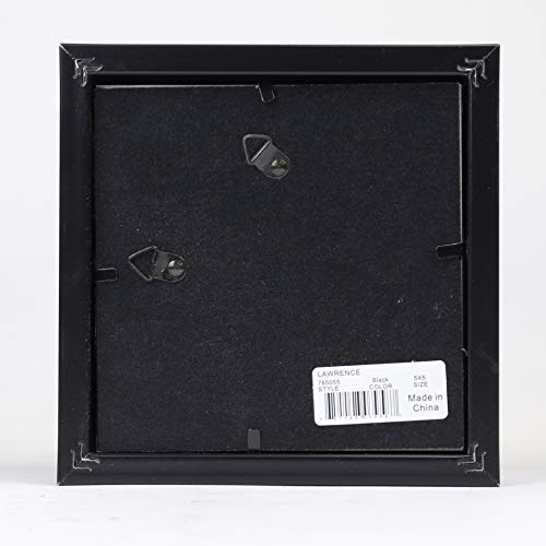 Lawrence Frames 785055 Shadow Box Frame, 5x5, Black - color: Black, size: 5 x 5 inches