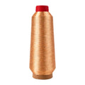 Mandala Crafts Metallic Copper Embroidery Floss for Sewing, 3281 Yard Spool - color: Copper, size: 3000M 3281 Yard