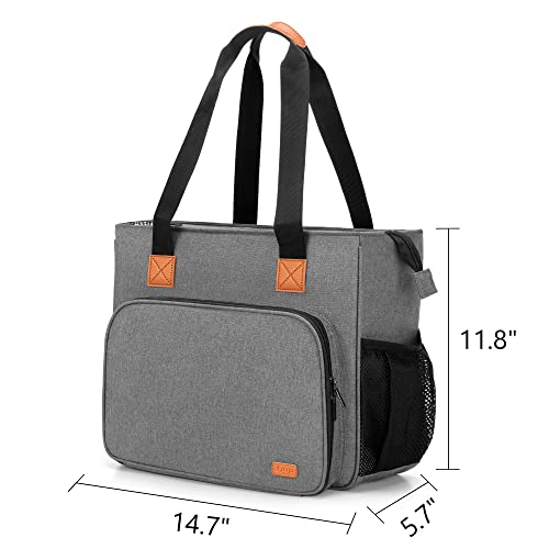 LUXJA Embroidery Project Carrying Bag, Gray - color: Gray