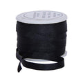 Threadart Black 4mm 100% Pure Silk Ribbon - Single Spool - color: Black, size: 4MM