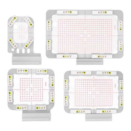Sew Tech 4pcs Magnetic Hoops for Brother, 1x2.5 4x4 5x7 6x10in Bar Set - size: 4in1 - BMK