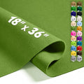 Moss 18" X 36" Felt Fabric Sheet - 1.6mm Thickness - color: Moss, size: 18" x 36"
