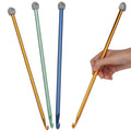 Coopay Tunisian Crochet Hook Set - Extra Long Crochet Hooks 9mm 10mm 11mm - color: Large Tunisian Crochet Hook Set