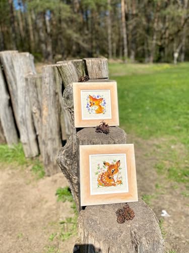RIOLIS 1777 Little Deer Counted Cross Stitch Kit 5 x 5 in - style: Little Deer 1777