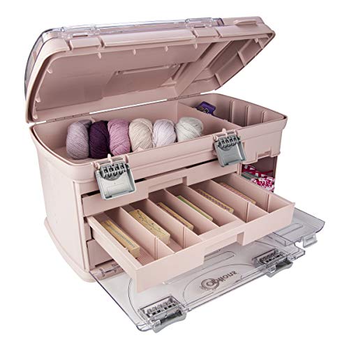 Large Three Drawer Organization System - Two Small Utility Stows | Battery, Jewelry, Small Parts, Craft, Sewing, Paint, Collectibles Storage