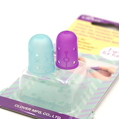 Clover I Sew for Fun Flexible Set Thimble, purple and blue 2
