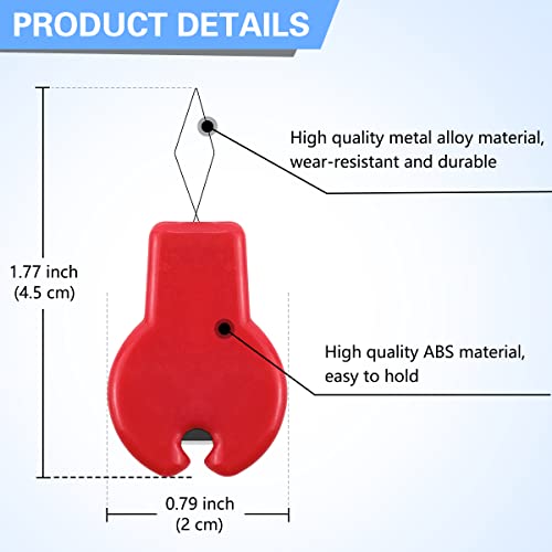 Lechchy 16 Pcs Sewing Machine Needle Threaders for Embroidery Floss, Cut-Off Thread Function, Gourd Shaped Simple Threader Tool for Hand Sewing, Sewing Crafting, with Clear Storage Box, 4 Colors - color: Style 2