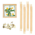 OwnMy 10 Inch Needlepoint Stretcher Bars Wood Stretcher Bars for Needlework - size: 10 Inch