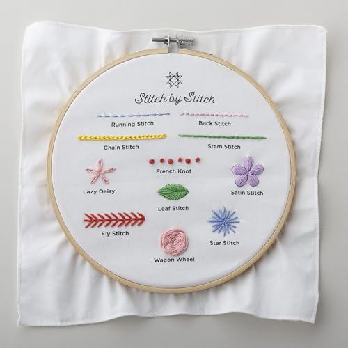 Learn Embroidery Stitch by Stitch with Missouri Star Kit, Blue