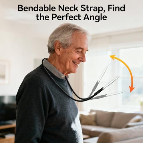 2 in 1 Hands Free Magnifying Glass, Desktop Cell Phone Stand, 10X 20X Magnifying Glass for Reading, Flexible Lazy Bracket DIY Free Rotating on Table, for Sewing, Cross-Stitching