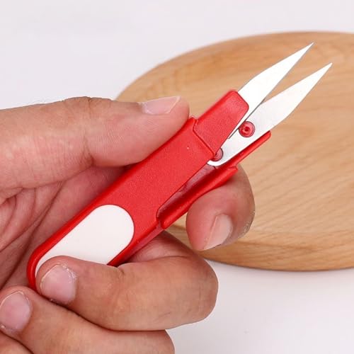 4.5-Inch Sewing Scissors (Pack of 4) - Small Yarn Thread Cutter Snips & Trimming Nippers for Stitch Work, Mini DIY Supplies & Craft Shears, Ultra-Sharp & Ergonomic