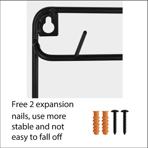 YBING Thread Holder Wall 54 Spools Thread Rack Black Metal - color: Black