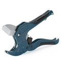 Bates- PVC Pipe Cutter, Cuts up to 1-5/8", Ratchet Pipe Cutter, PEX Cutting Tool for Cutting PEX, PVC, PPR Plastic Hoses and Plumbing Pipes, Teal Blue - color: Teal Blue