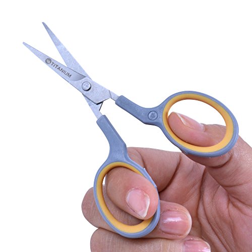 Westcott 4" Sewing Titanium-Bonded Embroidery Scissors, Curved (13865) - size: 4-Inch