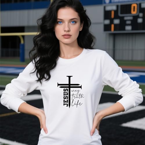 Rngmsi Dtf Transfers Ready to Press - 28 Pcs Bible Verse Christian Iron on Patches for T-Shirts, Cross Religious Iron on Stickers Heat Transfer Vinyl Decals for DIY Fabric Clothes Decor - style: Christian Bible Verse