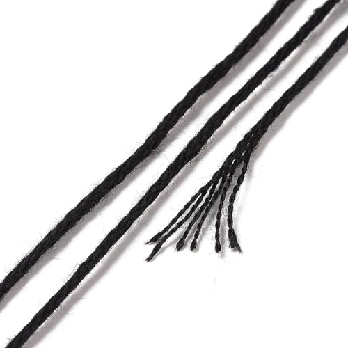 12 Skeins Embroidery Floss Black White Friendship Bracelet String 0.5 mm Cross Stitch Embroidery Thread for Jewelry Making Bracelet Knitting Stitching Craft Supplies - color: Black & White
