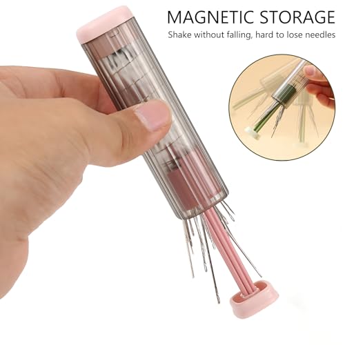 2 Pack Magnetic Needle Case with Pop-Up Design