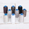 ThreadArt Polyester Embroidery Thread Set, 1000M, 9 Cone Grey Color Builder - color: GREY COLOR BUILDER