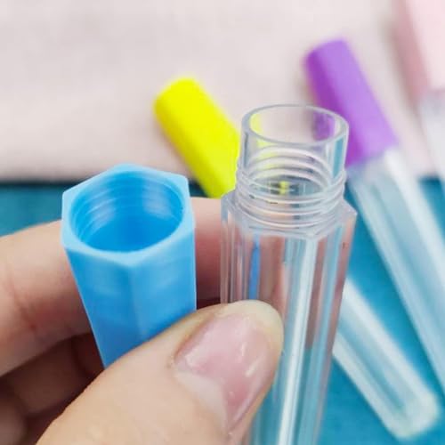 4 Pcs Clear Plastic Embroidery Felting Sewing Container Pin Needle Storage Tubes Bottle Holder Knitting Needle For Case Box Needle Storage Tubes Sewing Storage