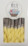 KCS 25 M/Skein Mercerized Pearl Cotton Crochet Needlepoint Thread,Size 5,6 skeins,Golden Brown vy it - color: Golden brown vy it