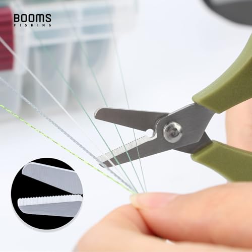 Booms Fishing S01 Fishing Scissors for Braided Line, 4 Styles Options - color: Green_1
