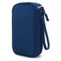 Diabetic Supplies Travel Case Organizer for Test Strips, Lancets, Needles, Lancing Device, Glucose Meter, Alcohol Wipes, Insulin Pens, Syringes, Diabetes Testing Kit Storage Bag (Blue) - color: Blue