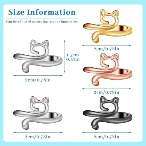 5 Pcs Crochet Ring, Adjustable Crochet Tension Rings, Yarn Ring for Finger - color: 5 Colors - 5 Pcs