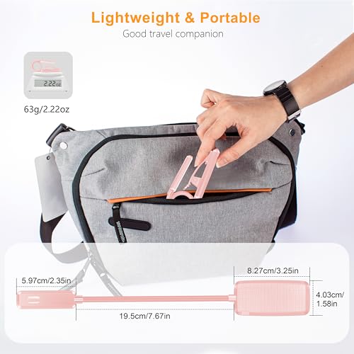 Gritin 9 LED Rechargeable Book Light for Reading in Bed - color: Pink