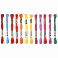PATIKIL 12 Skeins Embroidery Floss Polyester Embroidery Christmas Green - color: Christmas Green