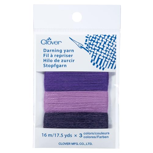 Clover Darning Yarn Purple
