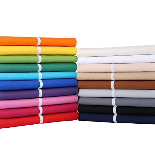 Craftido-19 Options-100% Cotton Fabric by The Yard in Solid Color 44”Wide by 3yd (9 ft) -Medium Weight 5.2 oz-Soft Cotton for Quilting, Sewing, Crafts, Binding, Backing and Lining - Beige - color: Beige