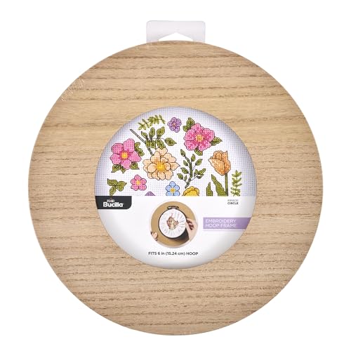 Bucilla Embroidery Hoop Circle Frame, Fits 6" Embroidery Hoop - size: 6", style: Circle