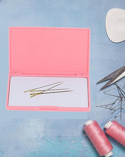 Needle Storage Case, Rectangle Needle Keeper Cross Stitch Manual DIY Sewing Stitching Pin Storage Box Plastic Cross Stitch Sewing Knitting Pin Organizer Container Tool