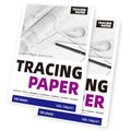 SEMLEART Tracing Paper for Drawing | 2pack 8.5×11in, 50gms，Qty: 200 Sheets - size: 8.5×11in-2